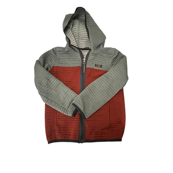 L.L.Bean Kids Quilted Hooded Full-Zip Jacket – Size L (6/7) - Picture 1 of 4